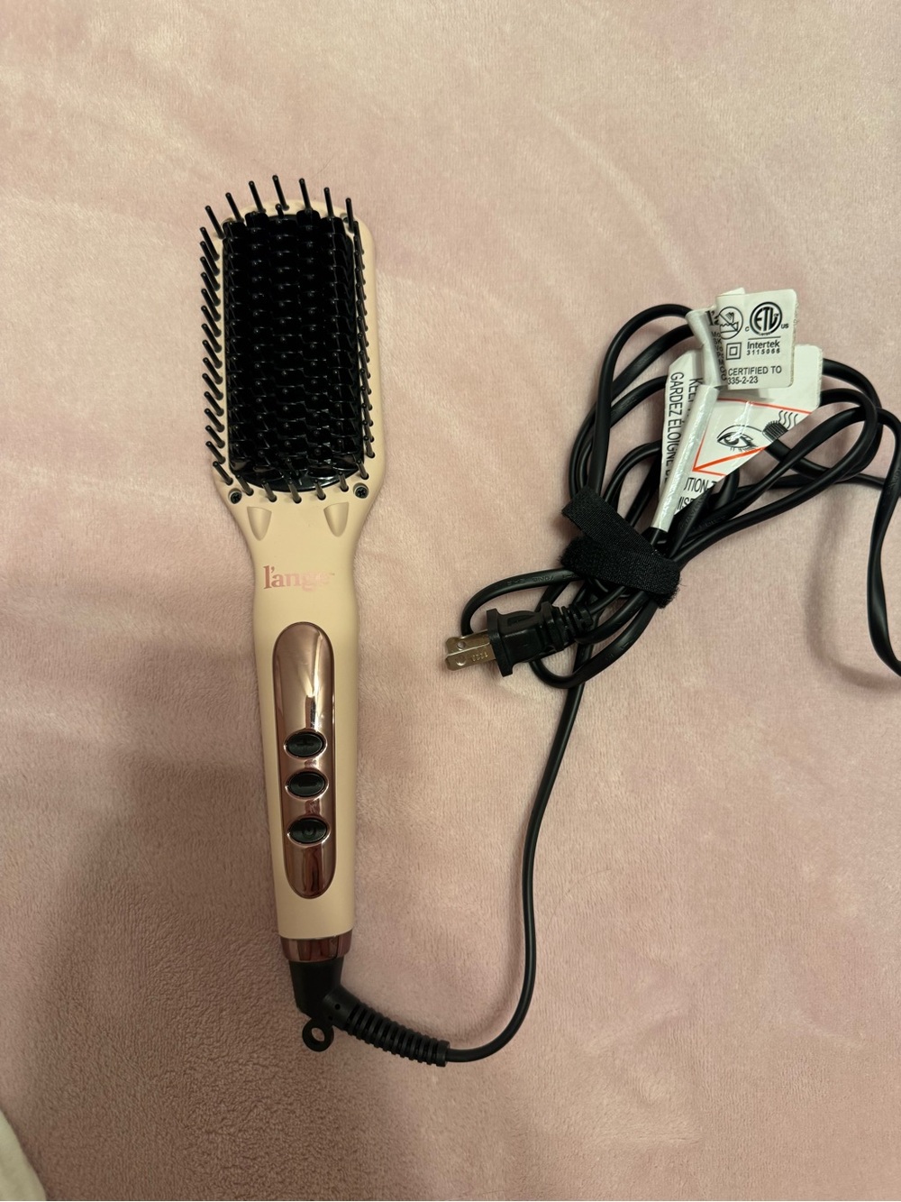 L’ANGE HAIR Le Vite Hair Straightener Brush